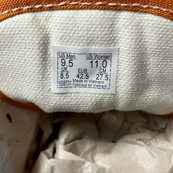 Vans Old Skool Skate Shoes Burnt Orange Gum Sole 9.5 New Board Style - Picture 5 of 5